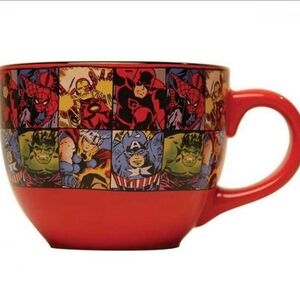 Marvel Red and Multicolor Superhero Mug